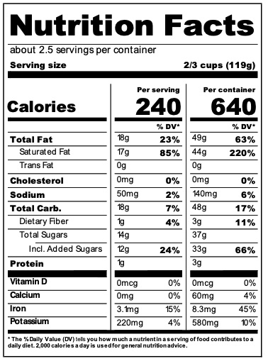 Nutrition Facts