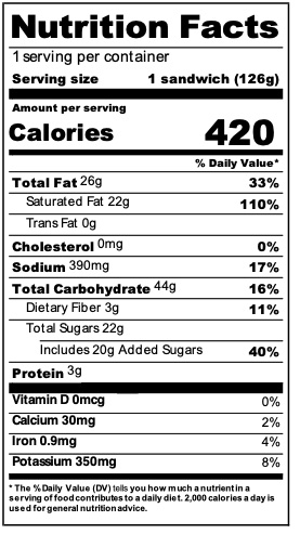 Nutrition Facts