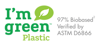 I'm green - 97% Biobased Verified by ASTM D6866
