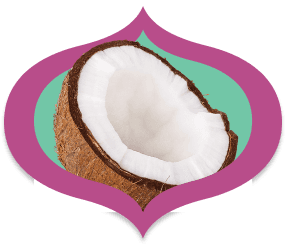 Half a coconut